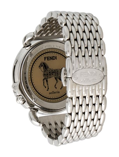 fendi selleria diamond watch|Fendi Selleria Watch, 42mm .